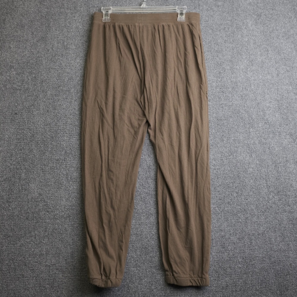 Raquel Allegra Joggers Womens Small Brown Cotton Boho Flowy Beach Relaxed Fit